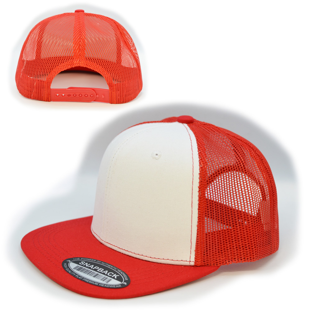Snapback Red White
